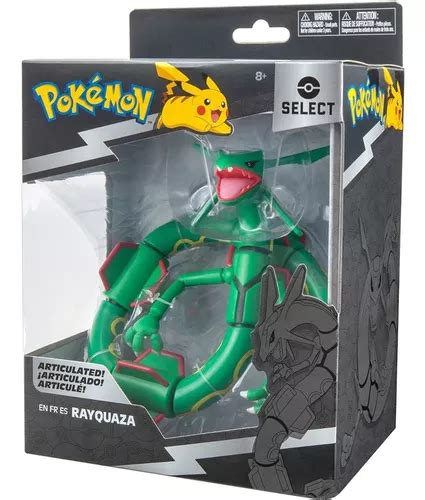 Pokemon Select Figura Rayquaza Articulado Pulgdadas En Venta En