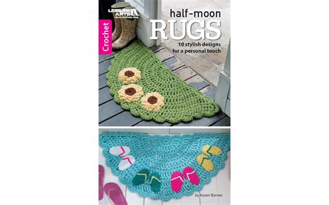 Leisure Arts Half Moon Rugs Crochet Bk Michaels