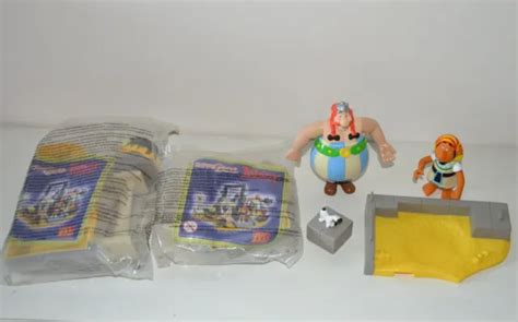 LOT ANCIEN JOUET ASTERIX ET OBELIX Happy Meal Mac Donald Mc Do Vintage