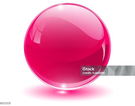 3d Crystal Glass Sphere Stock Illustration Download Image Now Abstract Atom Backgrounds