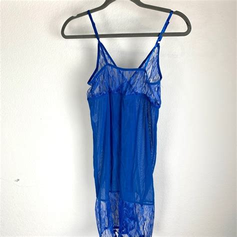 Intimates Sleepwear Electric Blue Piece Lingerie And Panty Set Poshmark