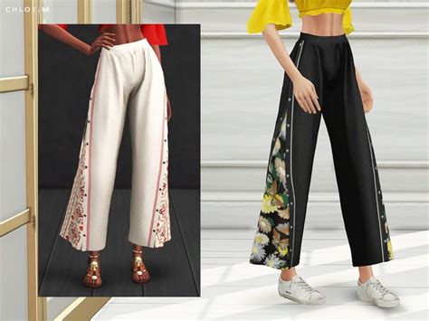 Chloemmm S Chloem Boho Loose Pants Sims 4 Clothing Sims 4 Sims