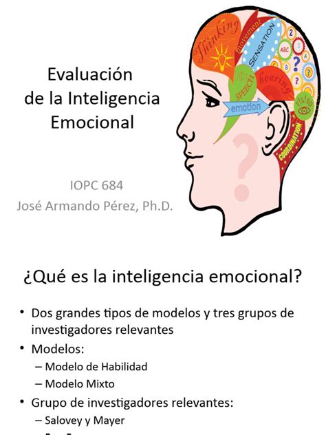 Evaluación De La Inteligencia Emocional 2021 Pdf Las Emociones