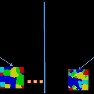 The graphical representation of the latent cluster labels. The ...