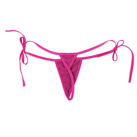 Women Crotchless Thongs Low Rise Bikini Underwear T Back Lingerie Briefs Panties EBay