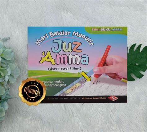 Promo Buku Anak Mari Belajar Menulis Juz Amma Surat Pilihan Diskon