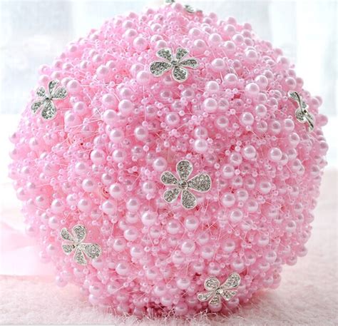 Элегантный Люкс Жемчуг Искусственный Свадебный букет высокое качество ...