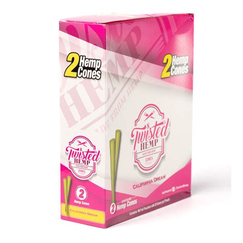 Twisted Hemp California Dream Pre Rolled Cones Bnb Tobacco