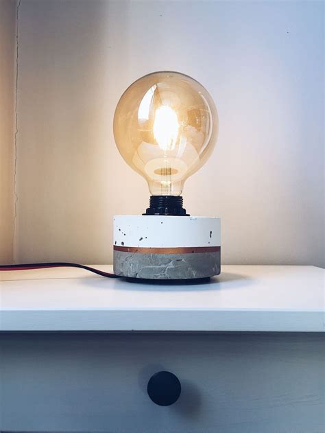 beton lampe haus dekor handgemacht urbanmood Beton dekor handgemacht ...