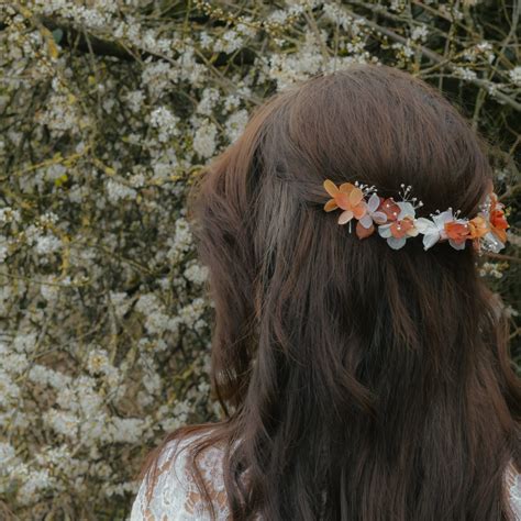 Headband Art déco à éventails et perles couleur nude mariage années folles Mes tites lilis