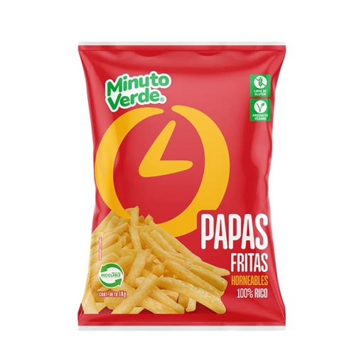 🍟 Bolsa De Papas Prefritas Minuto Verde 1kg Oferta — Descuentos Rata