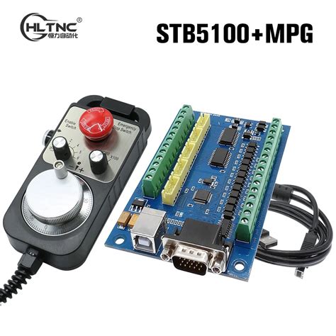 MACH3-USB-5-Axis-100KHz-USB-CNC-Motion-Controller-STB5100-Card-Breakout ...