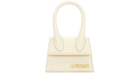 Jacquemus Leder Tasche Le Chiquito In Weiß Lyst De