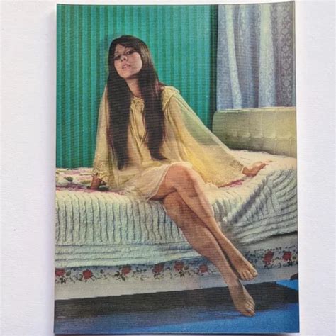 Toppan Top Stereo Lenticular D Dual View Nude On Bed Postcard Naked Pin Up Eur