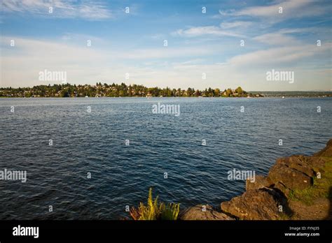 View Of Union Bay Seattle Stock Photo Alamy