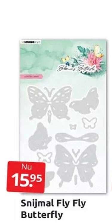 Snijmal Fly Fly Butterfly Aanbieding Bij Boekenvoordeel Folders Nl