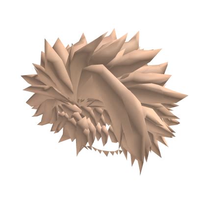 Spikey Anime Hair Blonde Roblox