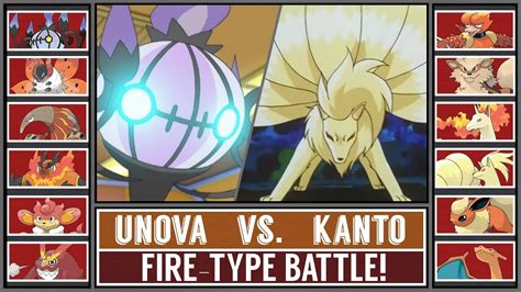 Fire Pok Mon Battle Unova Vs Kanto Pok Mon Sun Moon Pok Mon Type