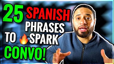 25 EASY Spanish Phrases To Strike Up A Conversation!! - YouTube