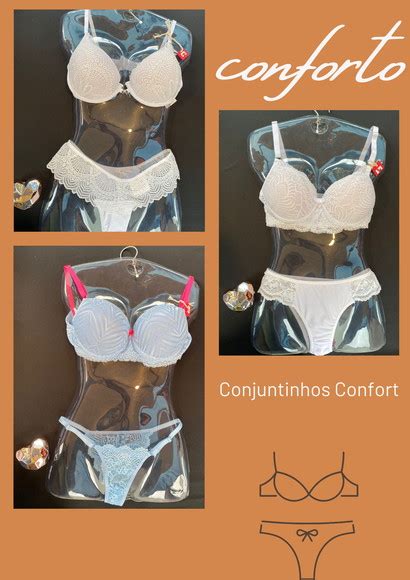 Conjuntinho De Lingerie Confort Suti E Calcinha Elo