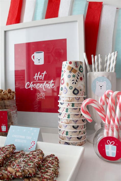 Christmas Hot Chocolate Bar My Party Design