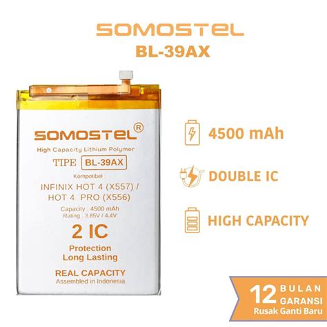 Jual Somostel Bl Ax Infinix Hot X Hot Pro X Batre Batrai Baterai Shopee Indonesia