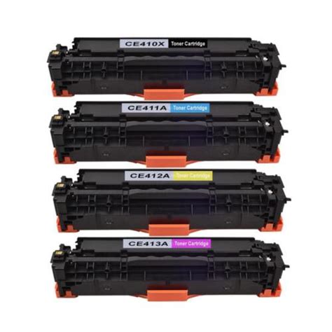 4 Toner Cartridge For HP LaserJet Pro 300 Color, M351a 300 MFP M375nw ...