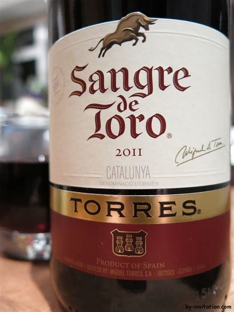 Torres Sangre de Toro Catalunya 2011