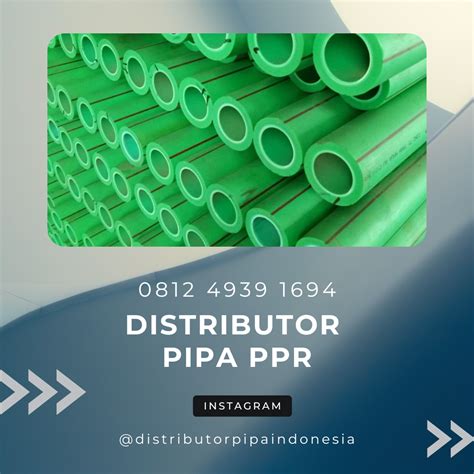 DISTRIBUTOR JUAL PIPA PPR HDPE UPVC SUMATERA UTARA