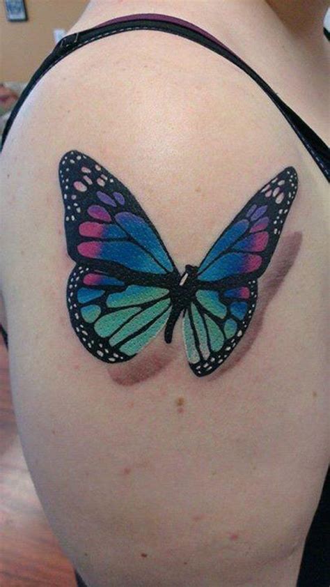 45 Incredible 3D Butterfly Tattoos Cuded 3d Butterfly Tattoo