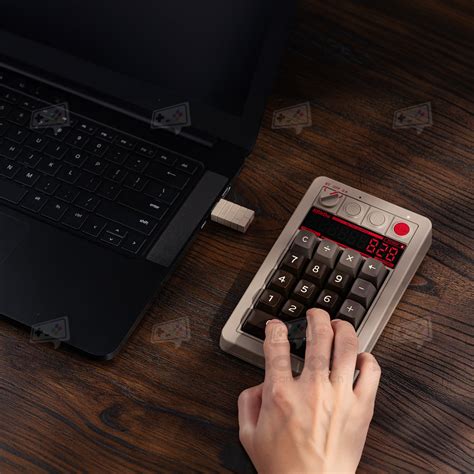 B N Ph M C Bitdo Retro Numpad C Bluetooth G Usb C Hot Swap Aluminum Plate