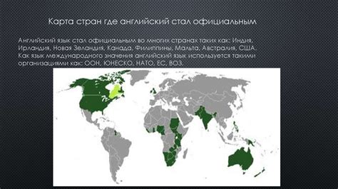 Английский язык - язык международного общения - презентация онлайн