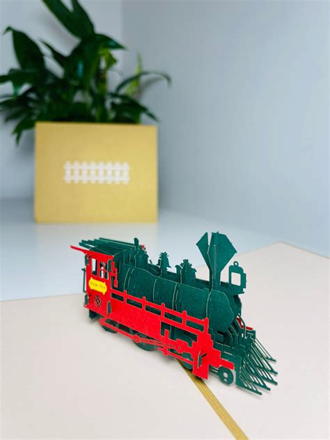 Steam Train Pop up 3D Card Special Occasion Hobby Fun - Etsy UK