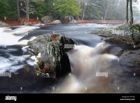 Mersey River Kejimkujik National Park Nova Scotia Canada Stock Photo