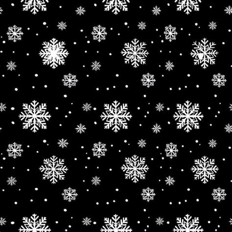 Premium Photo White Snowflakes On A Black Background