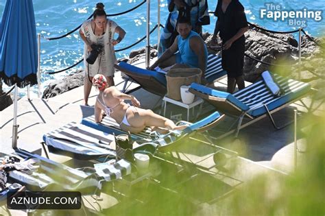 Jennifer Lopez Sizzles In A White Thong Bikini On The Amalfi Coast Aznude