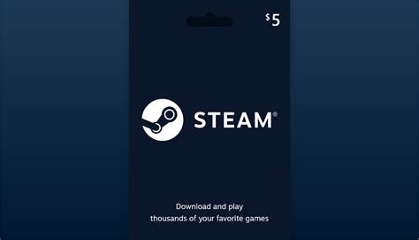 Buy Steam Wallet Gift Card 5 USD - United States - lowest price