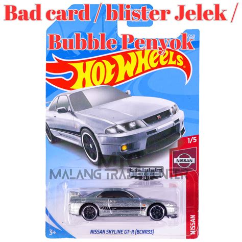 Jual Hot Wheels Nissan Skyline Gt R Bnr Zamac Gelap Blister Jelek Bad Card Anggap Loose
