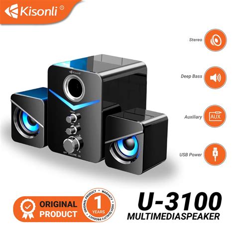 Speaker U-3100 (Hitam) — KISONLI