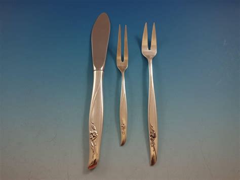 Sea Rose By Gorham Sterling Silver Flatware Set Service Luncheon