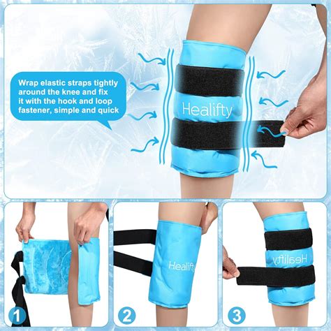 Buy Healifty Knee Ice Pack Wrap Ice Packs For Injuries Reusable Ice Pack For Knee Hot And