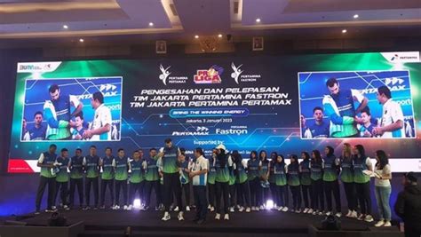 Pertamina Luncurkan Tim Voli Putra Dan Putri Untuk Proliga 2023