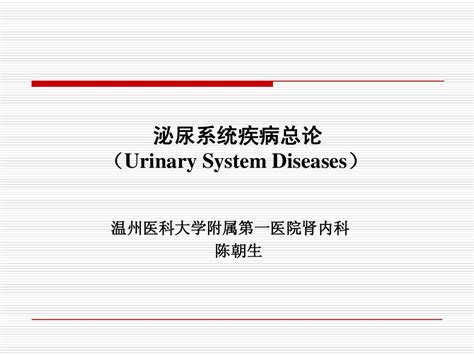 内科学 泌尿系统疾病总论word文档免费下载文档大全