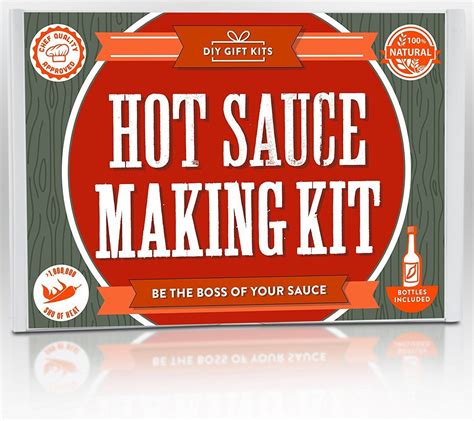 Diy Gift Kits Hot Sauce Making Kit With Ghost Pepper For Adult Men Standard Make Your Own