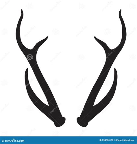 Deer Antlers Stock Vector Illustration Of Horn Graphic 234828132