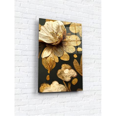 Картина на стекле ARTABOSKO 40x60, Золотые пионы 3 WBR-11-1312-04 ...