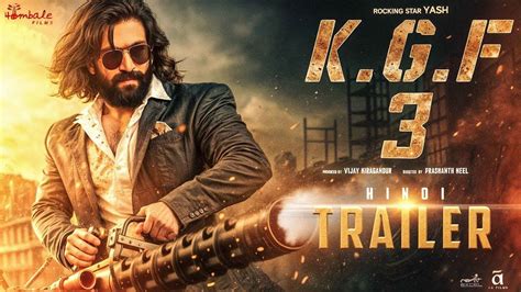 K G F Chapter 3 Hindi Trailer Rocking Star Yash Raveena Tondon