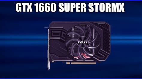 Видеокарта Palit GeForce GTX 1660 SUPER StormX (NE6166S018J9-161F ...
