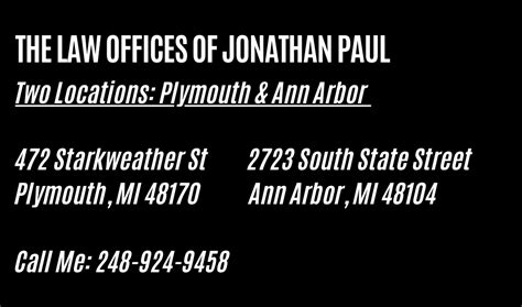 Michigan Sex Offender FAQ Former Michigan Prosecutor Jonathan Andrew Paul