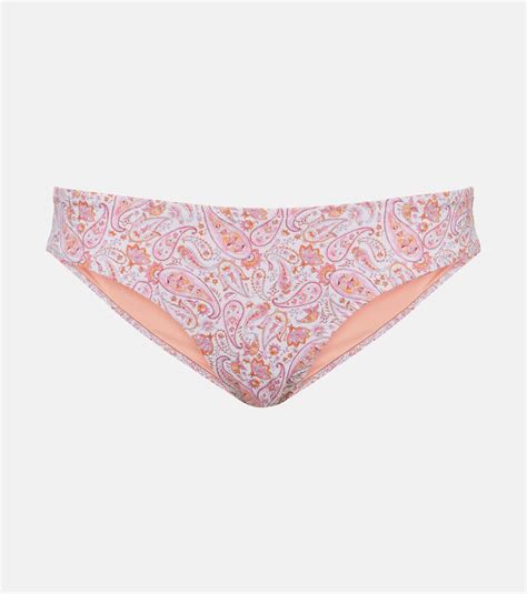 Heidi Klein Muskmelon Bay Printed Bikini Bottoms Heidi Klein